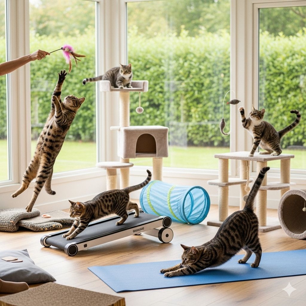How to Exercise Indoor Cats