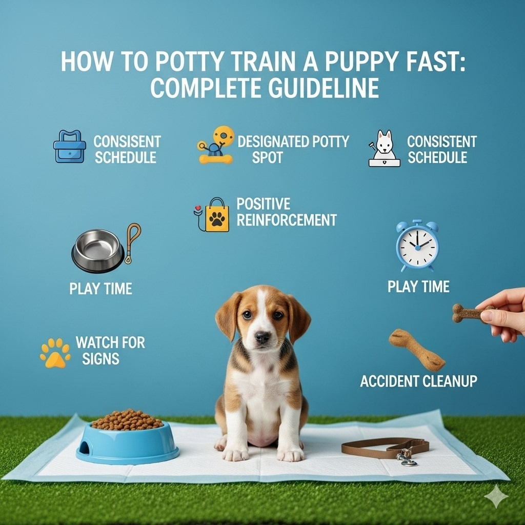 How to Potty Train a Puppy Fast Complete Guideline”