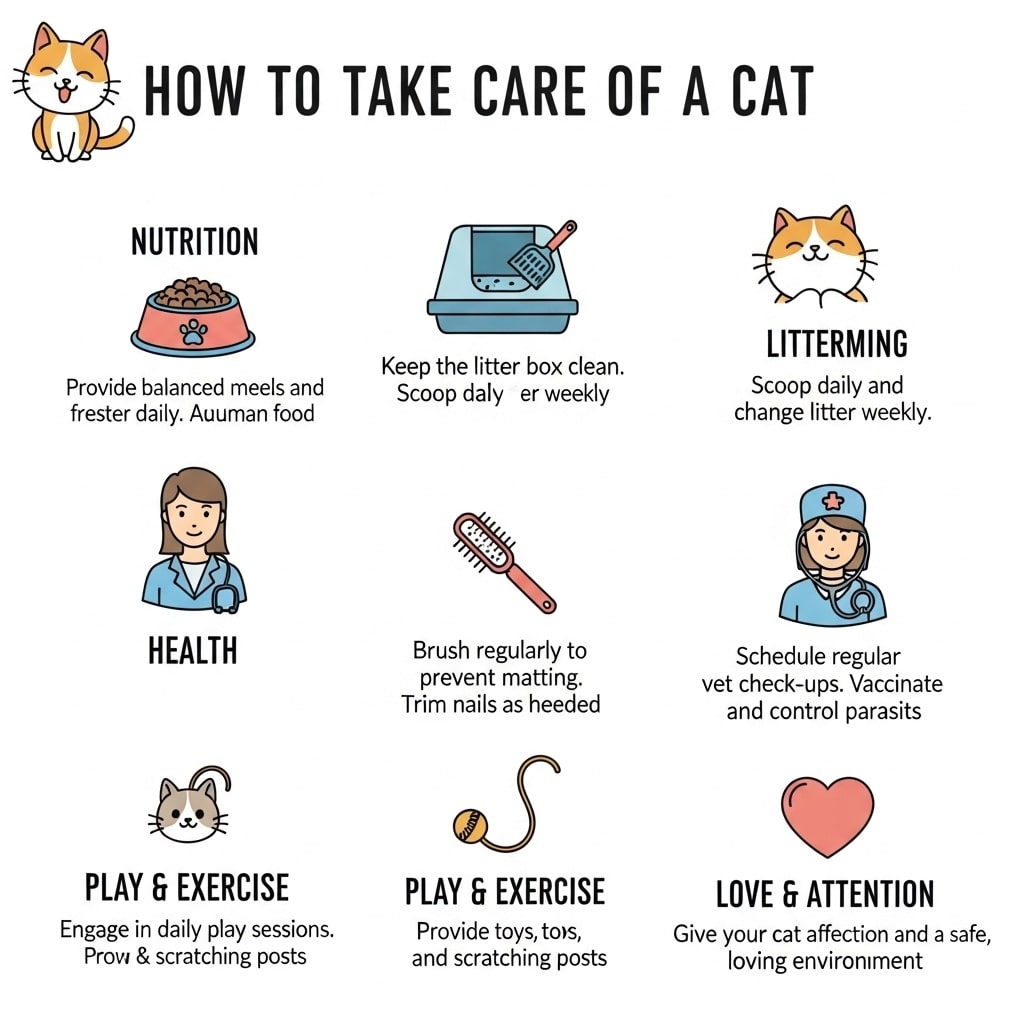 how to take care of a cat 
